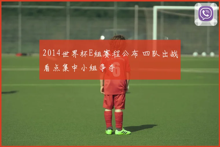 2014世界杯E组赛程公布 四队出战看点集中小组争夺